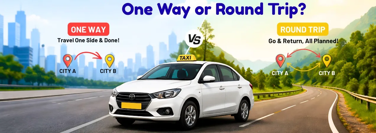 One Way vs Round Trip Taxi